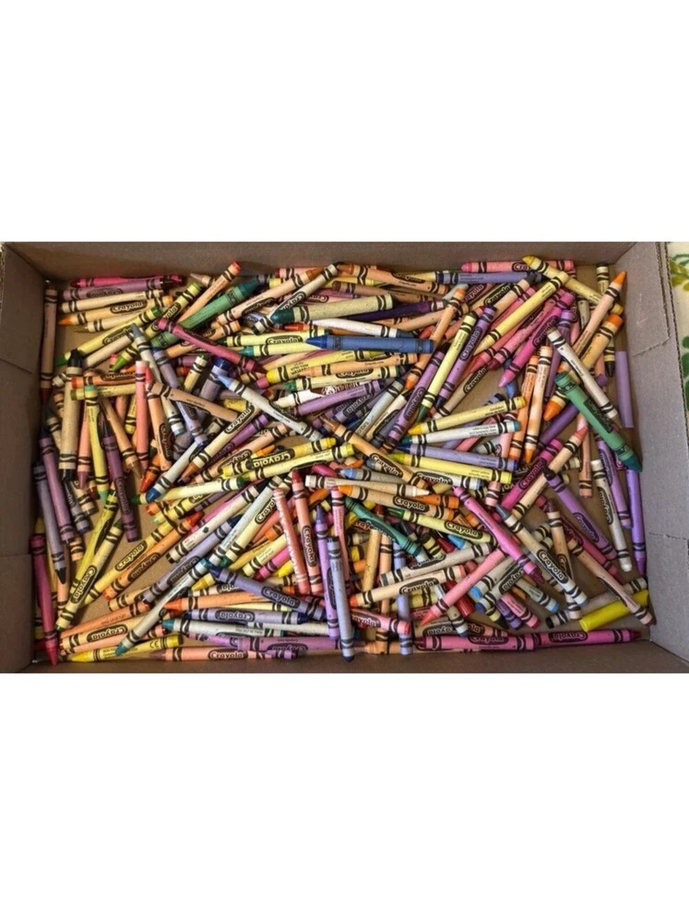 Lot of Crayola Crayons includes dandelion macaroni and cheese And Others
